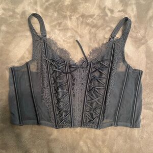 Victoria's Secret Green Corset Top
